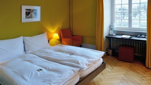Modern rooms in historian hotel in Solothurn